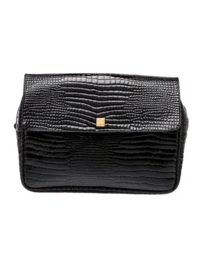 Pre-owned Givenchy Leather Clutch In Black