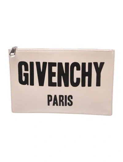 Pre-owned Givenchy Leather Clutch In Multi