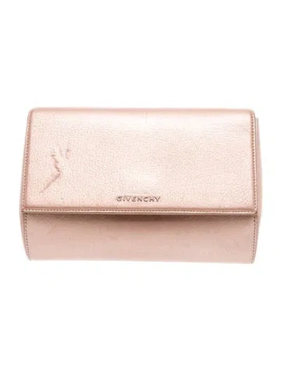 Pre-owned Givenchy Leather Clutch In Pink