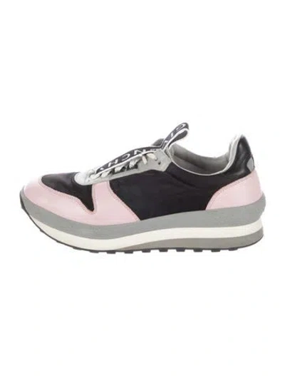 Pre-owned Givenchy Leather Colorblock Pattern Athletic Sneakers In Blue