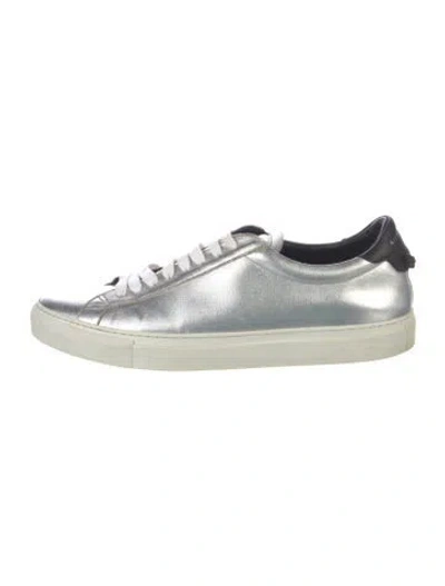 Pre-owned Givenchy Leather Colorblock Pattern Sneakers