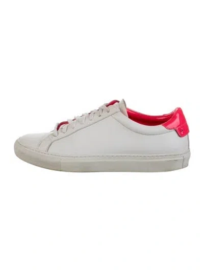 Pre-owned Givenchy Leather Colorblock Pattern Sneakers In Multi