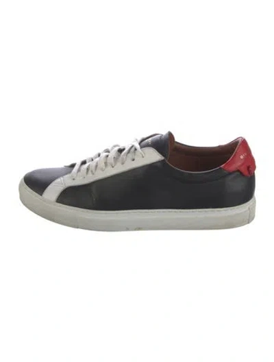 Pre-owned Givenchy Leather Colorblock Pattern Sneakers In Multi