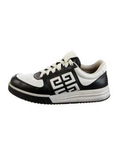 Pre-owned Givenchy Leather Colorblock Pattern Sneakers In Multi