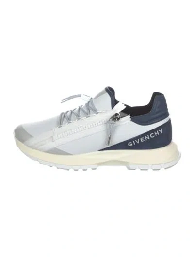 Pre-owned Givenchy Leather Colorblock Pattern Sneakers In Neutral