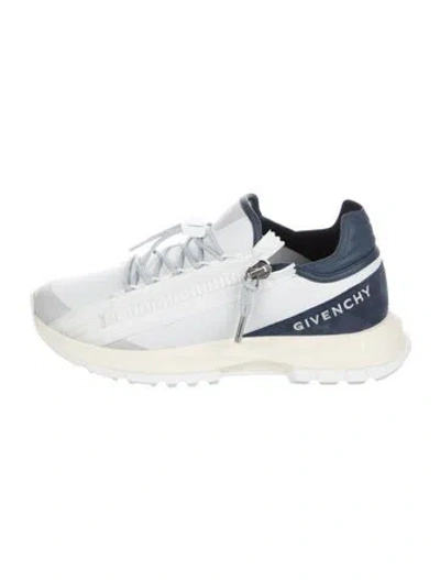 Pre-owned Givenchy Leather Colorblock Pattern Sneakers In Neutral