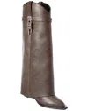 Givenchy Leather Cowboy Boot In Brown