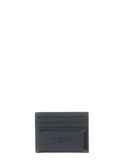 Givenchy Leather Credit Card Case In Black