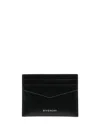 Givenchy Logo Glossed Leather Card Holder