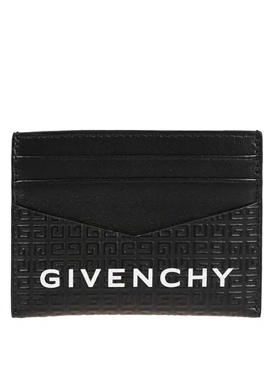 Givenchy Leather Credit Card Holder In Black