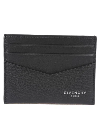 Givenchy Leather Credit Card Holder In Black