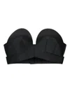 Givenchy Sweetheart-neck Cropped Wool Top In Black