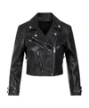Givenchy Logo Leather Jacket In Black