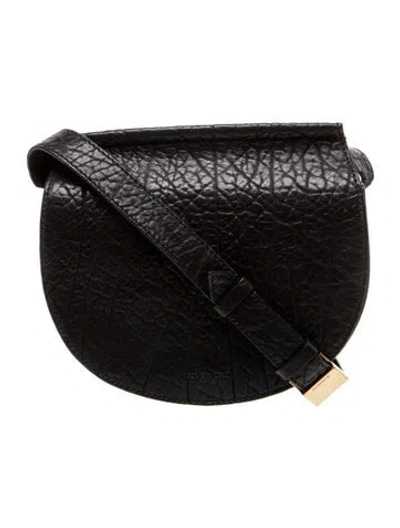 Pre-owned Givenchy Leather Crossbody Bag In Black