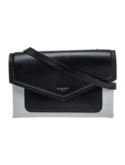 Pre-owned Givenchy Leather Crossbody Bag In Black