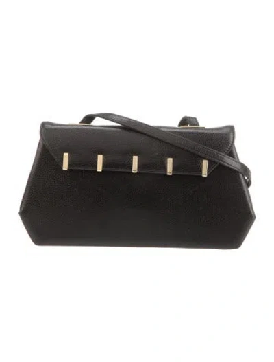 Pre-owned Givenchy Leather Crossbody Bag In Black