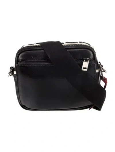 Pre-owned Givenchy Leather Crossbody Bag In Black