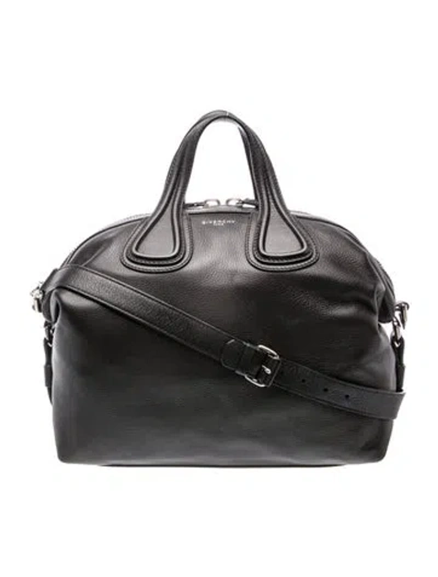 Pre-owned Givenchy Leather Crossbody Bag In Black
