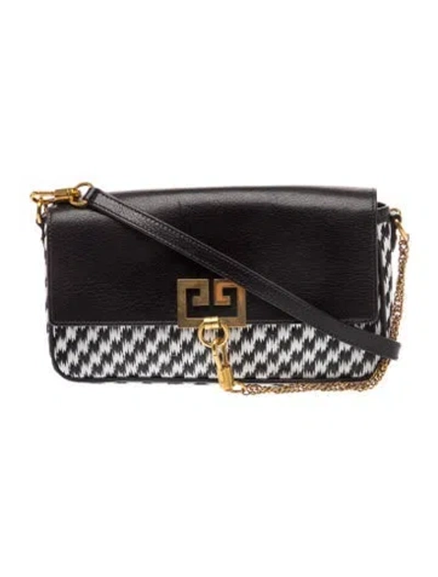 Pre-owned Givenchy Leather Crossbody Bag In Black