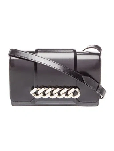 Pre-owned Givenchy Leather Crossbody Bag In Black