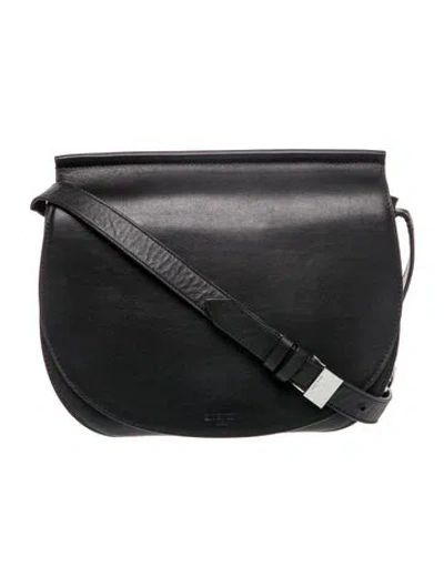 Pre-owned Givenchy Leather Crossbody Bag In Black