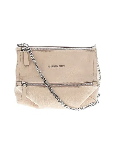 Pre-owned Givenchy Leather Crossbody Bag In Brown