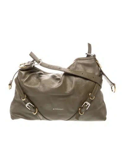 Pre-owned Givenchy Leather Crossbody Bag In Green