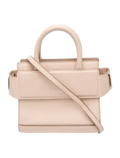Pre-owned Givenchy Leather Crossbody Bag In Neutral