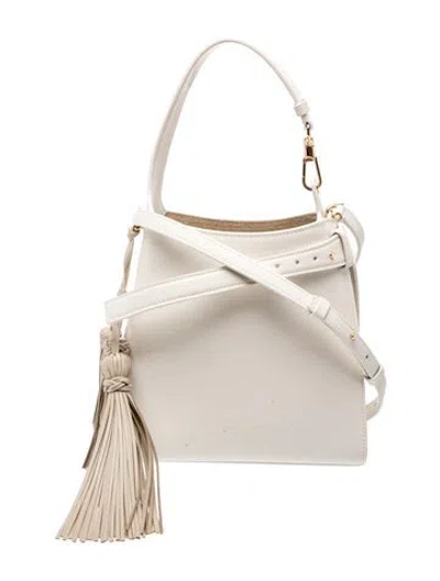 Pre-owned Givenchy Leather Crossbody Bag In Neutral