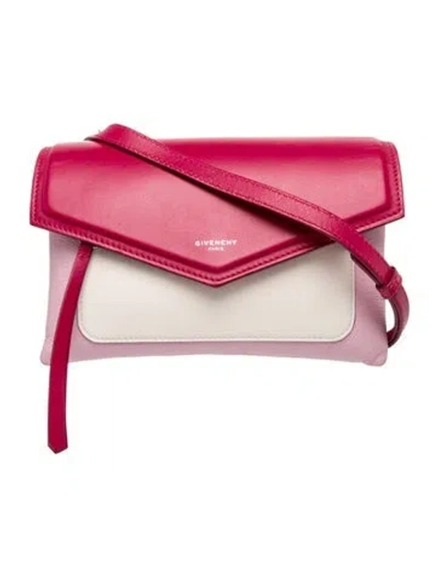 Pre-owned Givenchy Leather Crossbody Bag In Pink