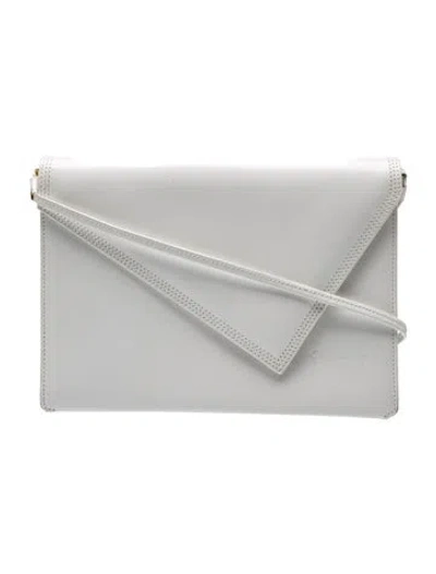 Pre-owned Givenchy Leather Crossbody Bag Vintage In White
