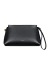 Givenchy Day Pouch In Shiny Leather In Black