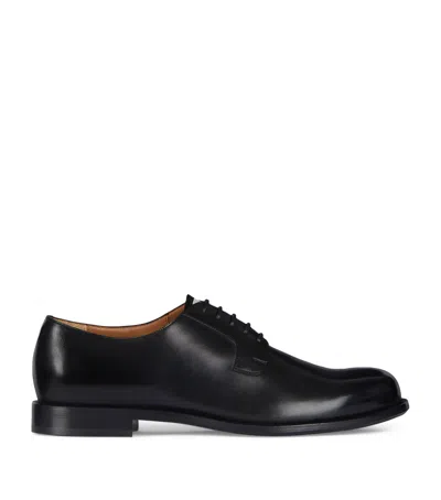 Givenchy Leather Derby Shoes In Black