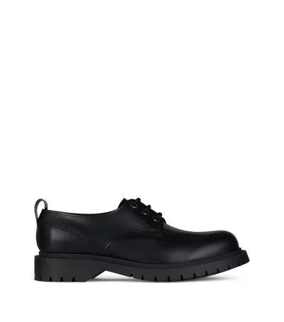 Givenchy Leather Derby Shoes In Black