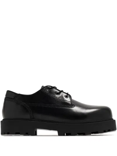 Givenchy Leather Derby Shoes In Black