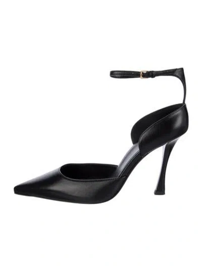 Pre-owned Givenchy Leather D'orsay Pumps In Black