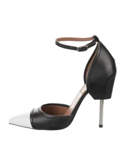 Pre-owned Givenchy Leather D'orsay Pumps In Black