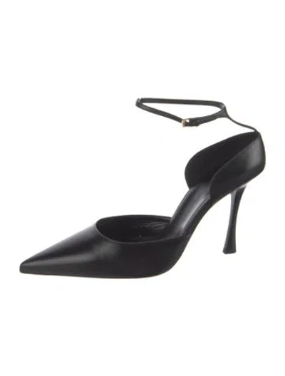 Pre-owned Givenchy Leather D'orsay Pumps In Black