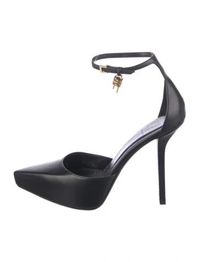 Pre-owned Givenchy Leather D'orsay Pumps In Black