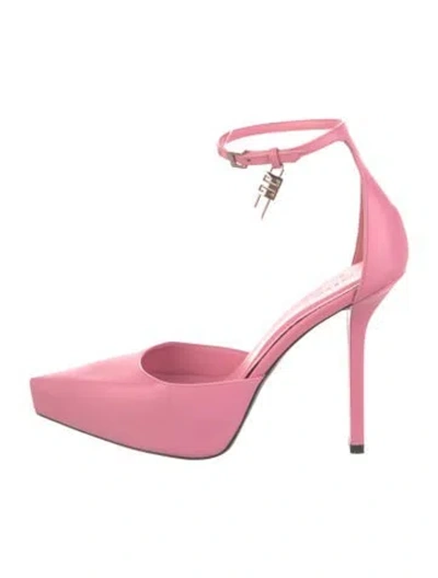 Pre-owned Givenchy Leather D'orsay Pumps In Pink