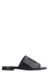 Givenchy 4g Leather Flat Slides