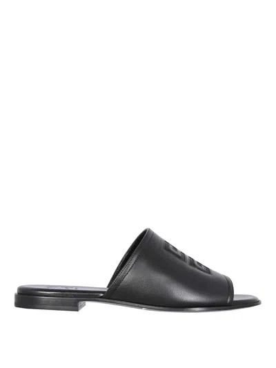 GIVENCHY LEATHER FLAT MULES