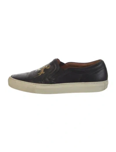 Pre-owned Givenchy Leather Flats In Black