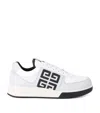 GIVENCHY LEATHER G4 LOW-TOP SNEAKERS