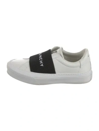 Pre-owned Givenchy Leather Graphic Print Sneakers In Multi