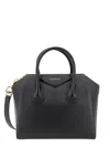 Givenchy Antigona Medium Top Handle Bag In Grained Leather In Black