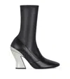 Givenchy Sculpted Ankle Boots In Nappa Leather In Multi