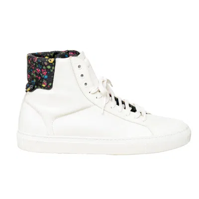 Pre-owned Givenchy Leather High Top Sneakers - '10s In Gray