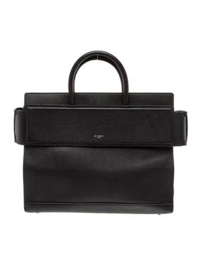 Pre-owned Givenchy Leather Horizon Bag In Black