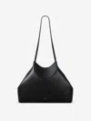 Givenchy Facet Cabas Small Shoulder Bag In Grain Leather In Black